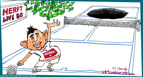 Darren Herft big spend on tennis open Margin Call Australian 2016-01-27 